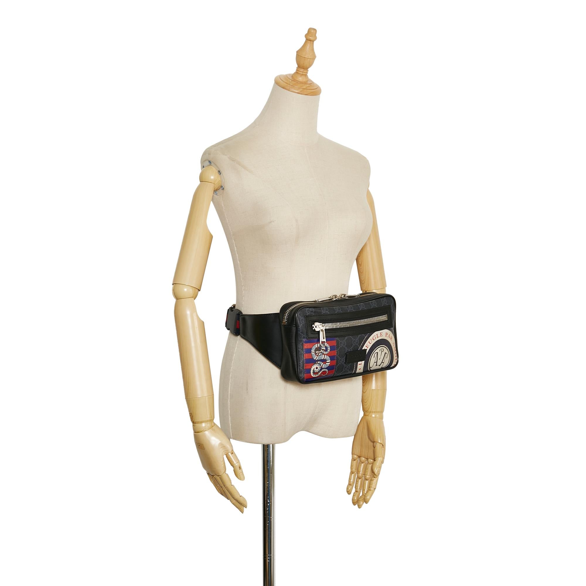Gucci GG Supreme Night Courrier Belt Bag (SHG-TKsFx9)