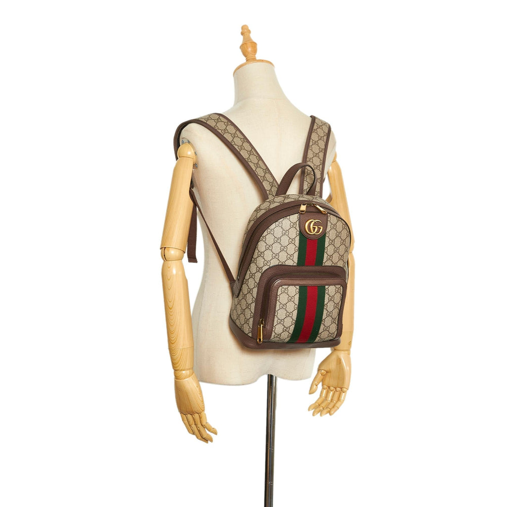 Gucci GG Supreme Ophidia Backpack (SHG-ztzY7V)