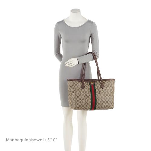 Gucci GG Supreme Ophidia Medium Shopping Tote (SHF-23708)