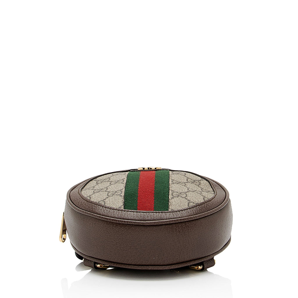Gucci GG Supreme Ophidia Round Mini Backpack