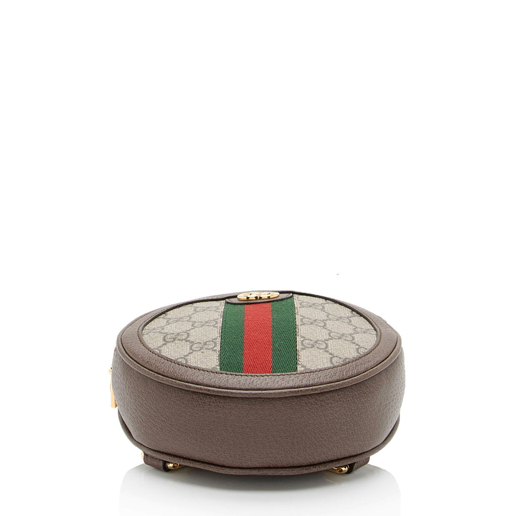 Gucci GG Supreme Ophidia Round Mini Backpack