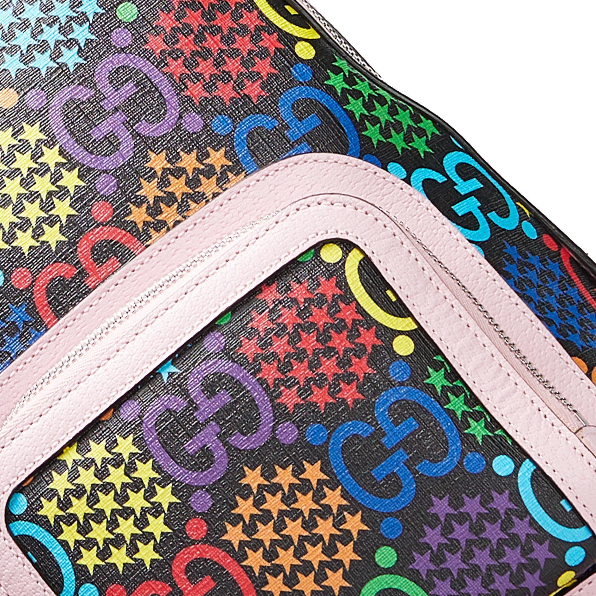 Gucci GG Supreme Psychedelic Backpack (SHG-bhgTab)