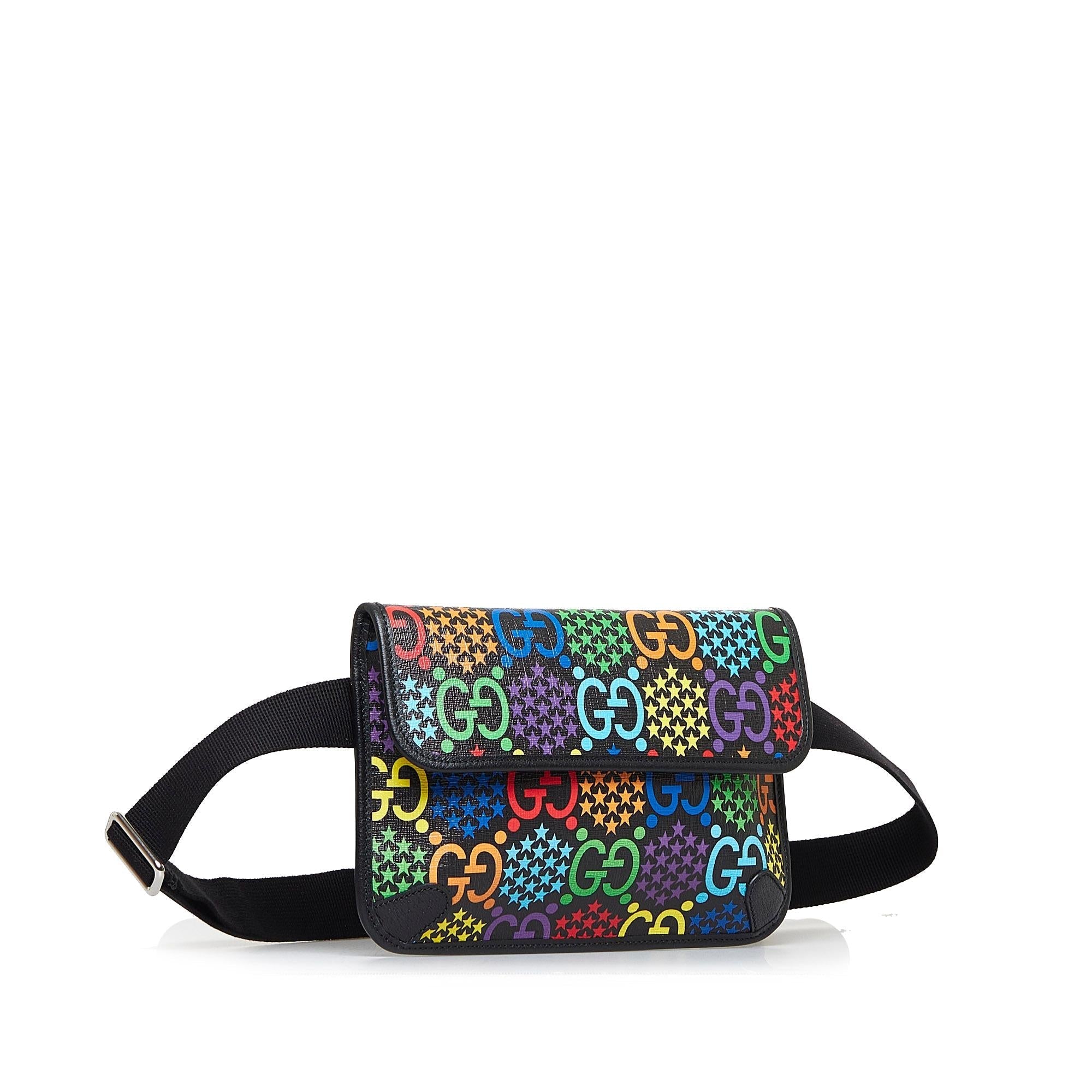 Gucci GG Supreme Psychedelic Belt Bag (SHG-pW05jI)