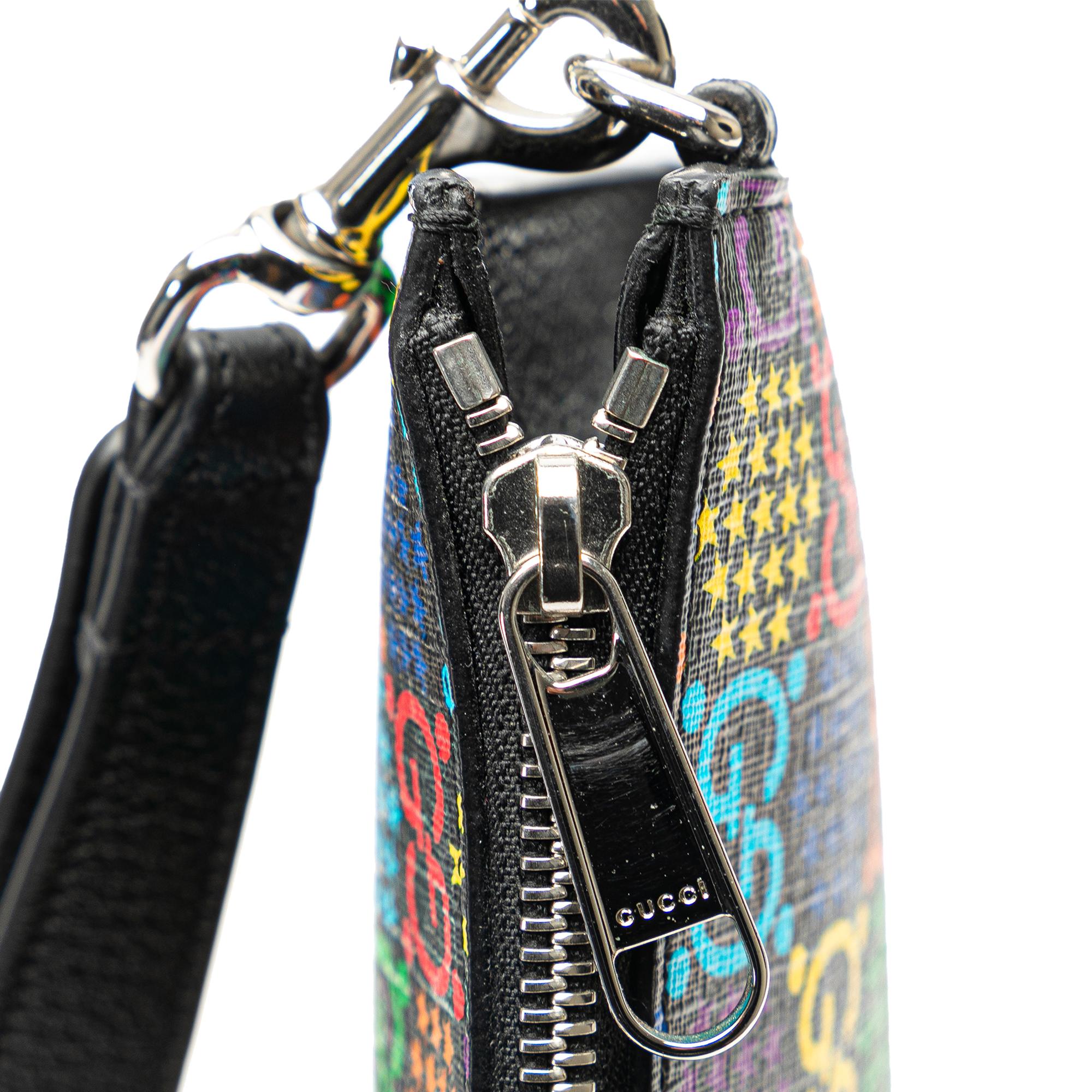 Gucci GG Supreme Psychedelic Zip Clutch (SHG-BbyHzE)