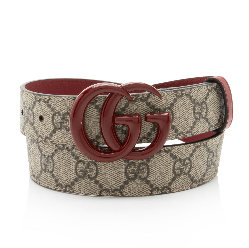 Gucci GG Supreme Slim Belt - Size 32 / 80 (SHF-fPY8kD)