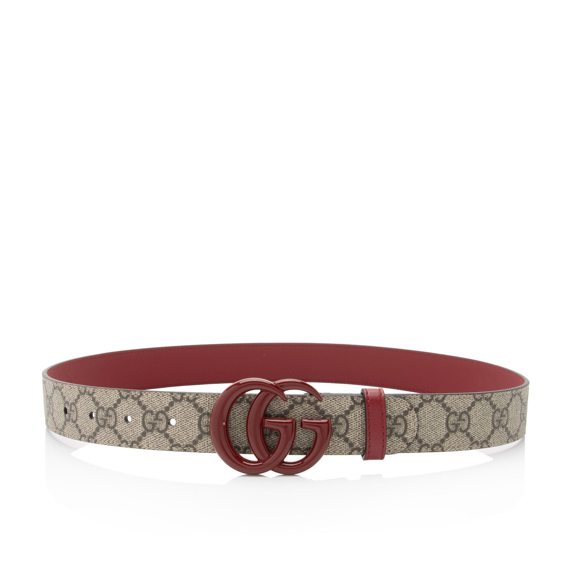 Gucci GG Supreme Slim Belt - Size 32 / 80 (SHF-fPY8kD)