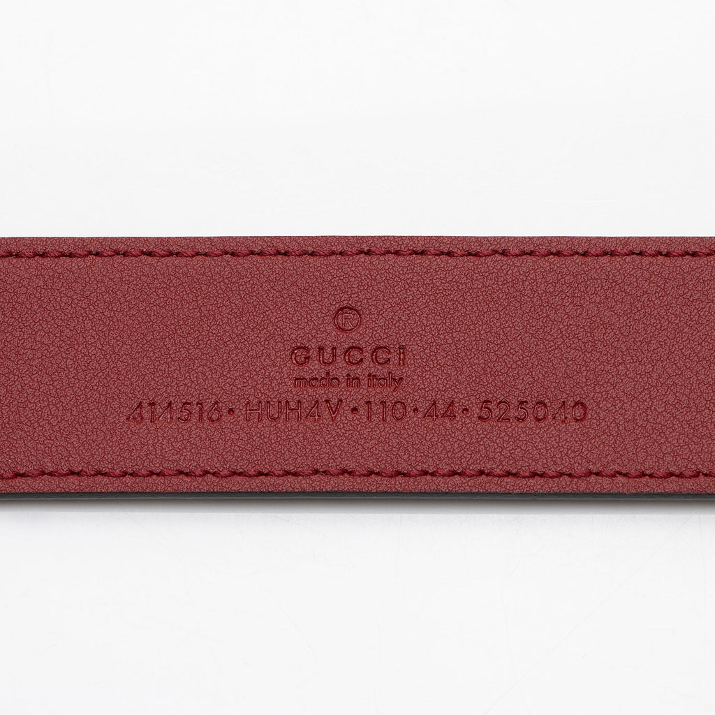 Gucci GG Supreme GG Marmont Slim Belt - Size 44 / 110 (SHF-CvMVZf)