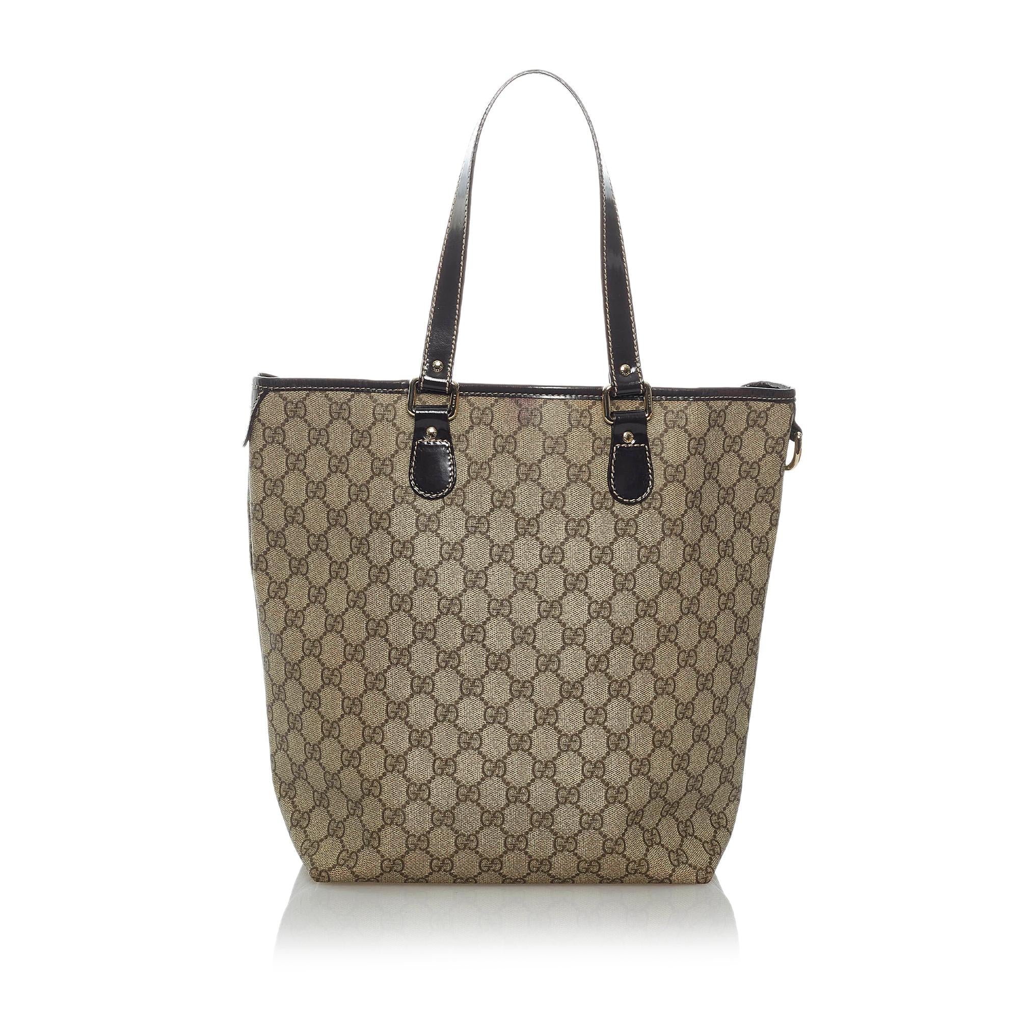 Gucci GG Supreme Tote Bag (SHG-31415)
