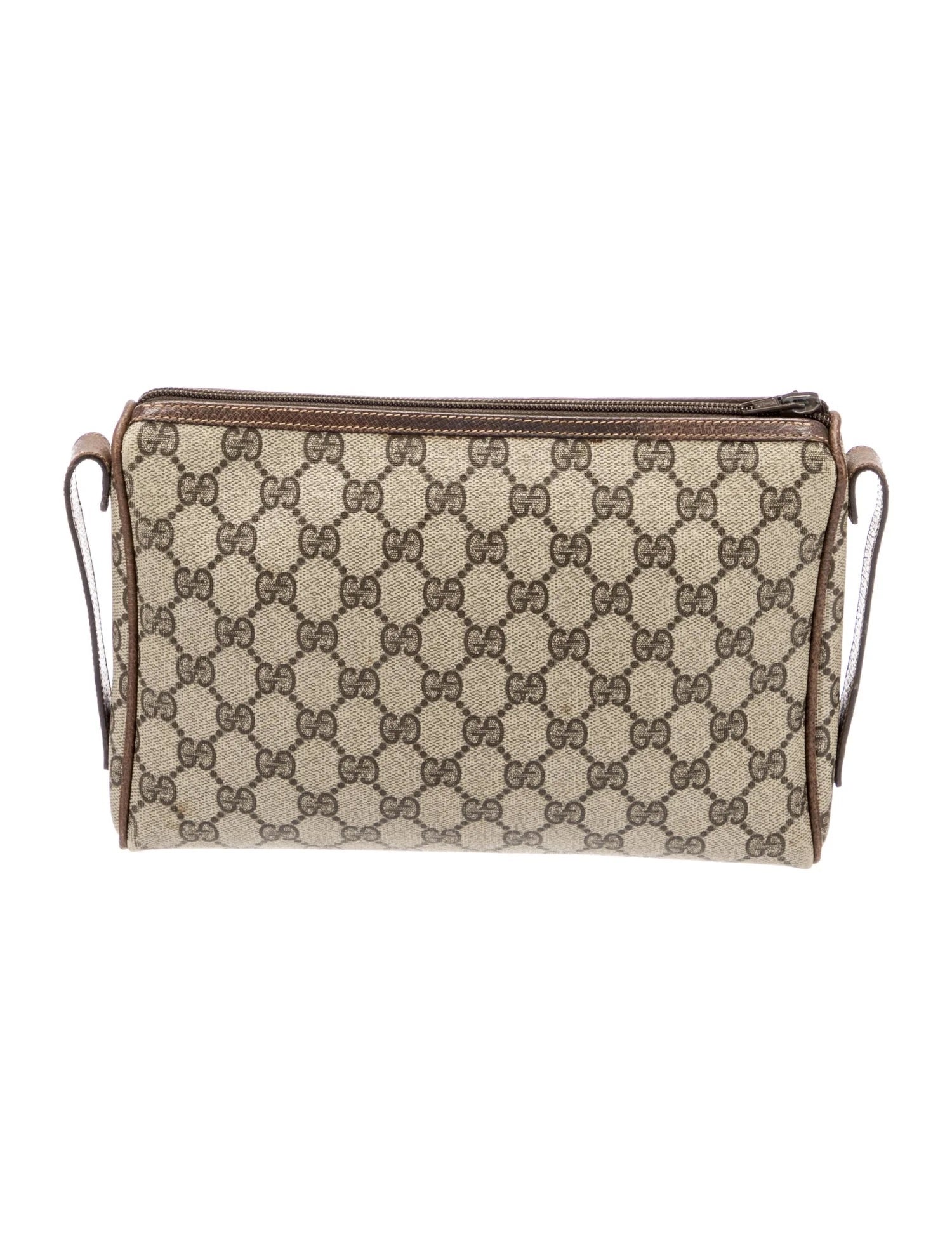 GUCCI GG SUPREME VINTAGE CLUTCH BAG