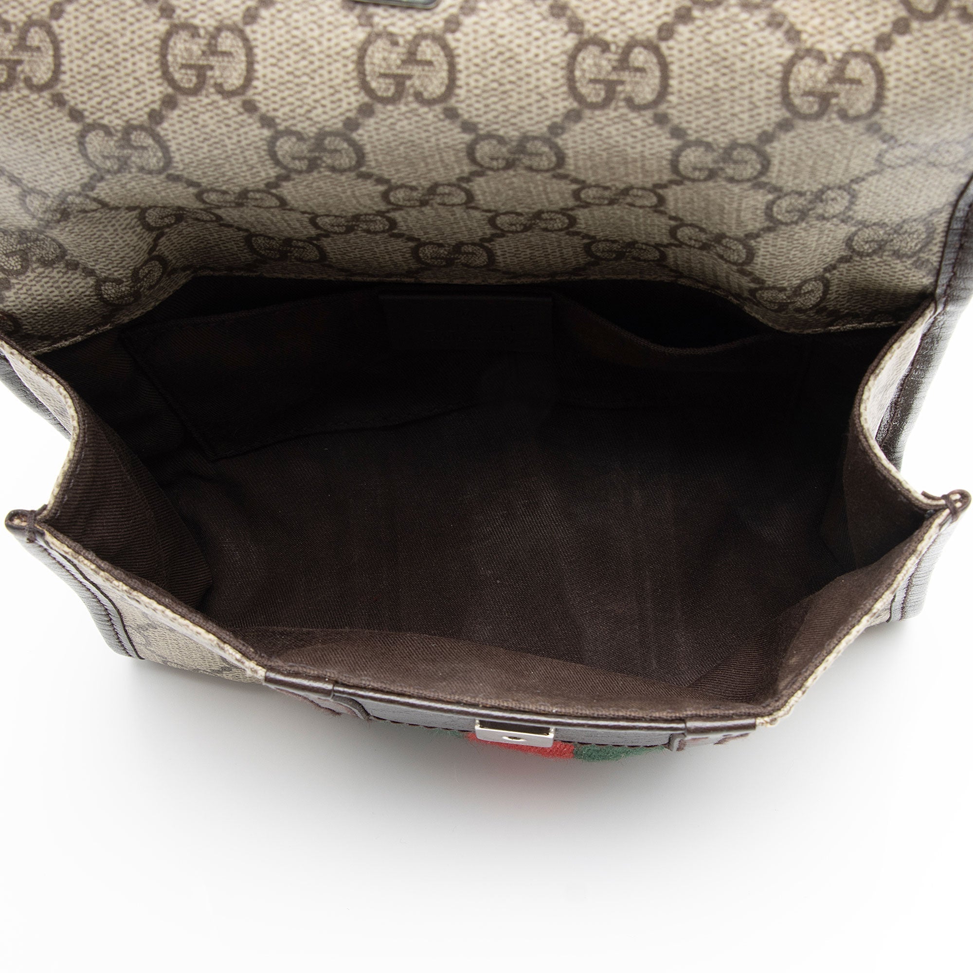 Gucci GG Supreme Web Belt Bag (SHF-Bdkuvr)