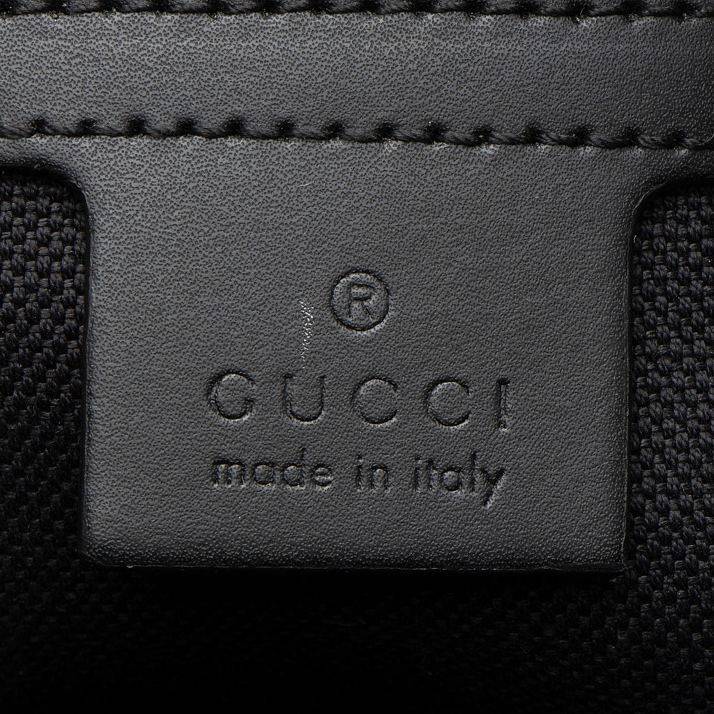 Gucci GG Supreme Web Zip Belt Bag (SHF-52MZPp)