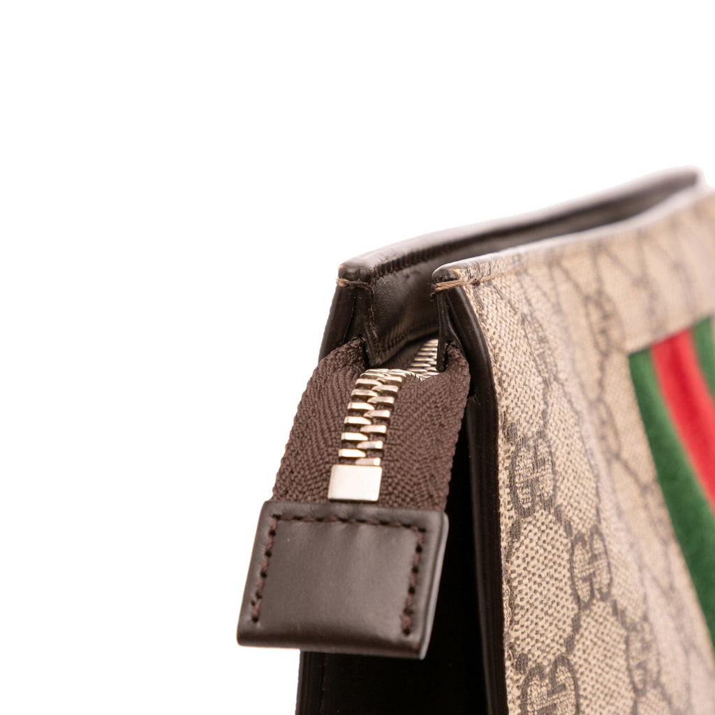 Gucci GG Supreme Web Clutch