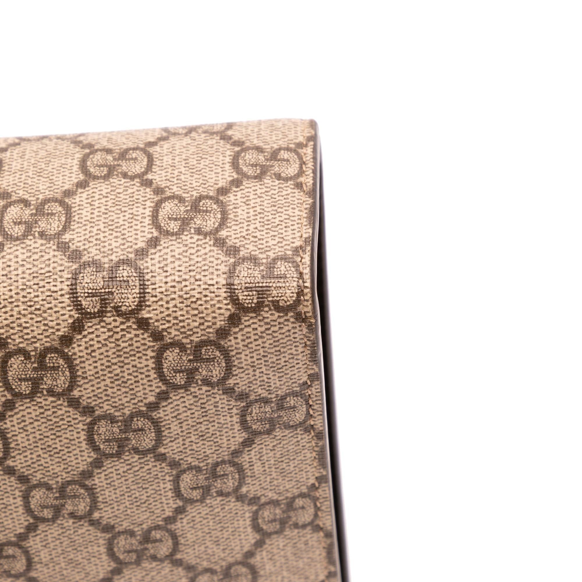 Gucci GG Supreme Web Clutch