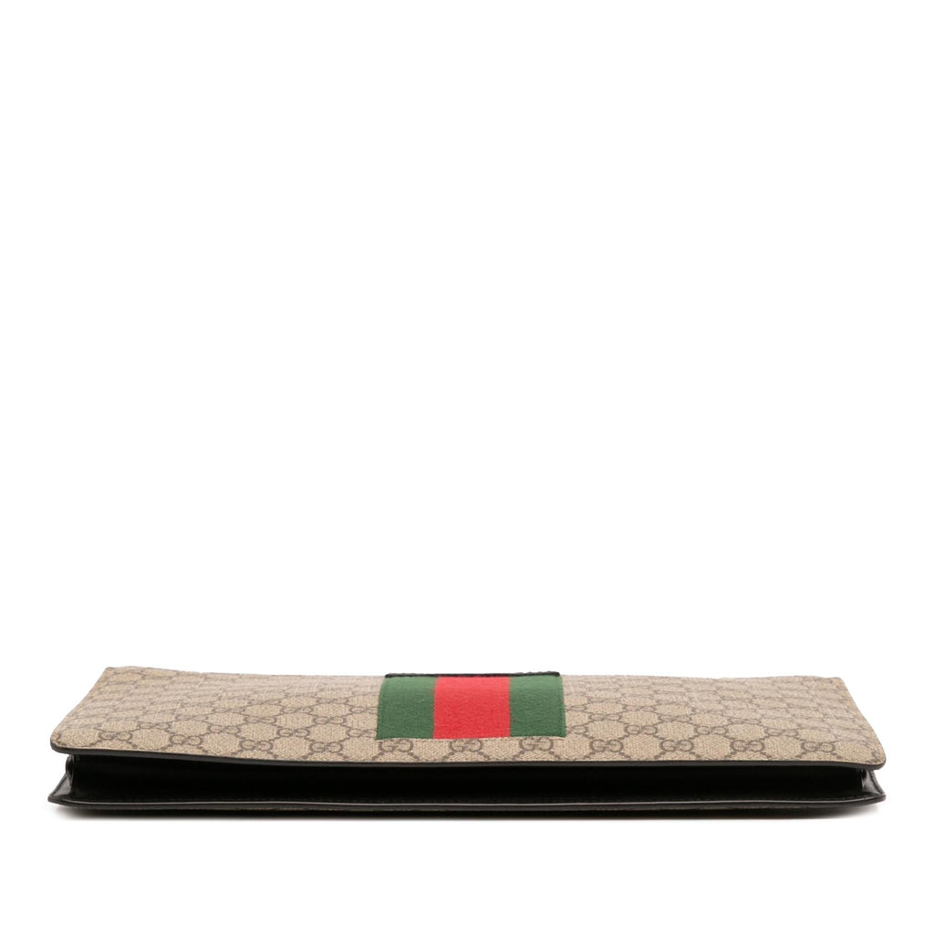 Gucci GG Supreme Web Clutch