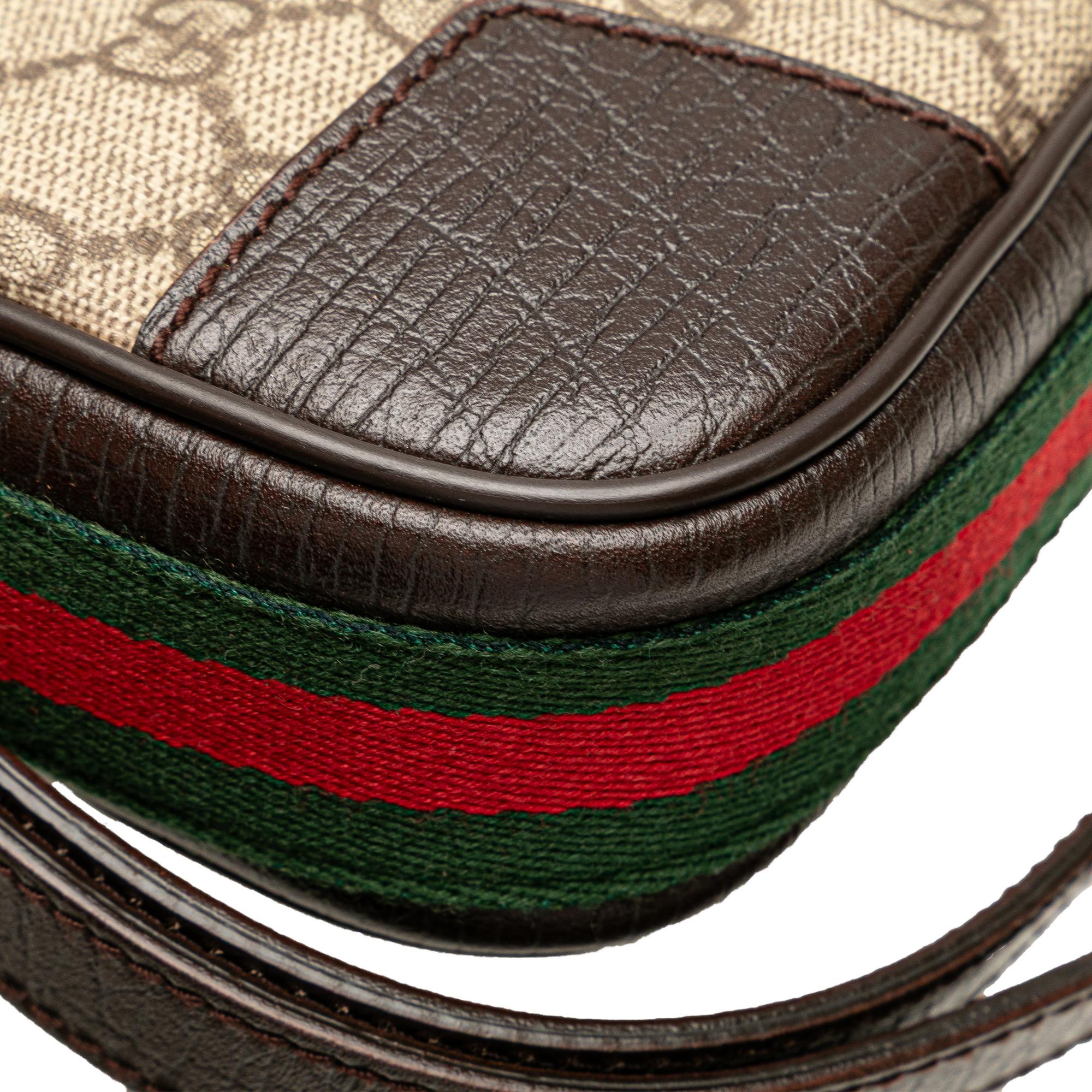 Gucci GG Supreme Web Clutch