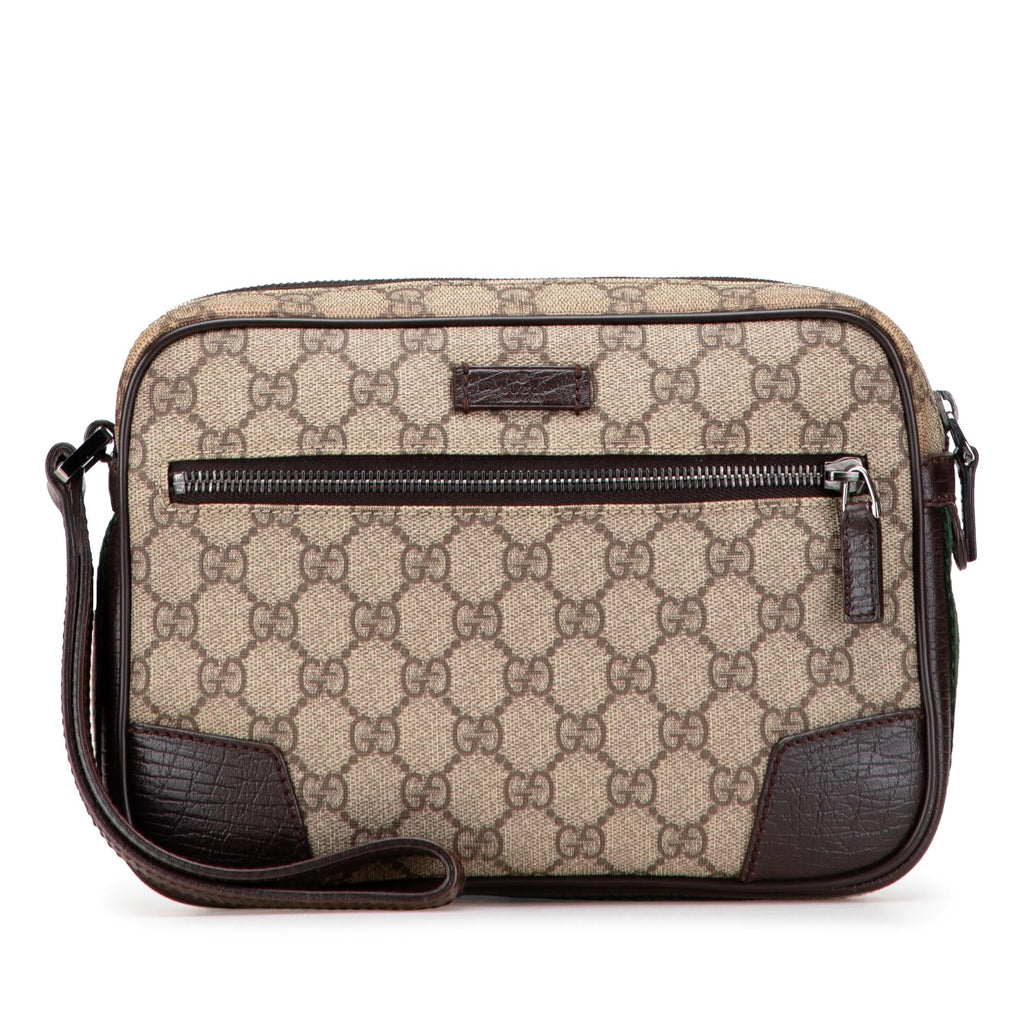 Gucci GG Supreme Web Clutch