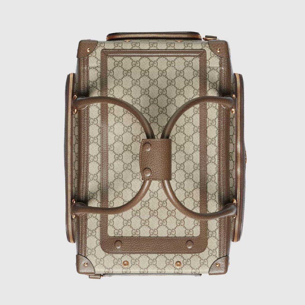 GUCCI GG SUPREME WEB PET CARRIER