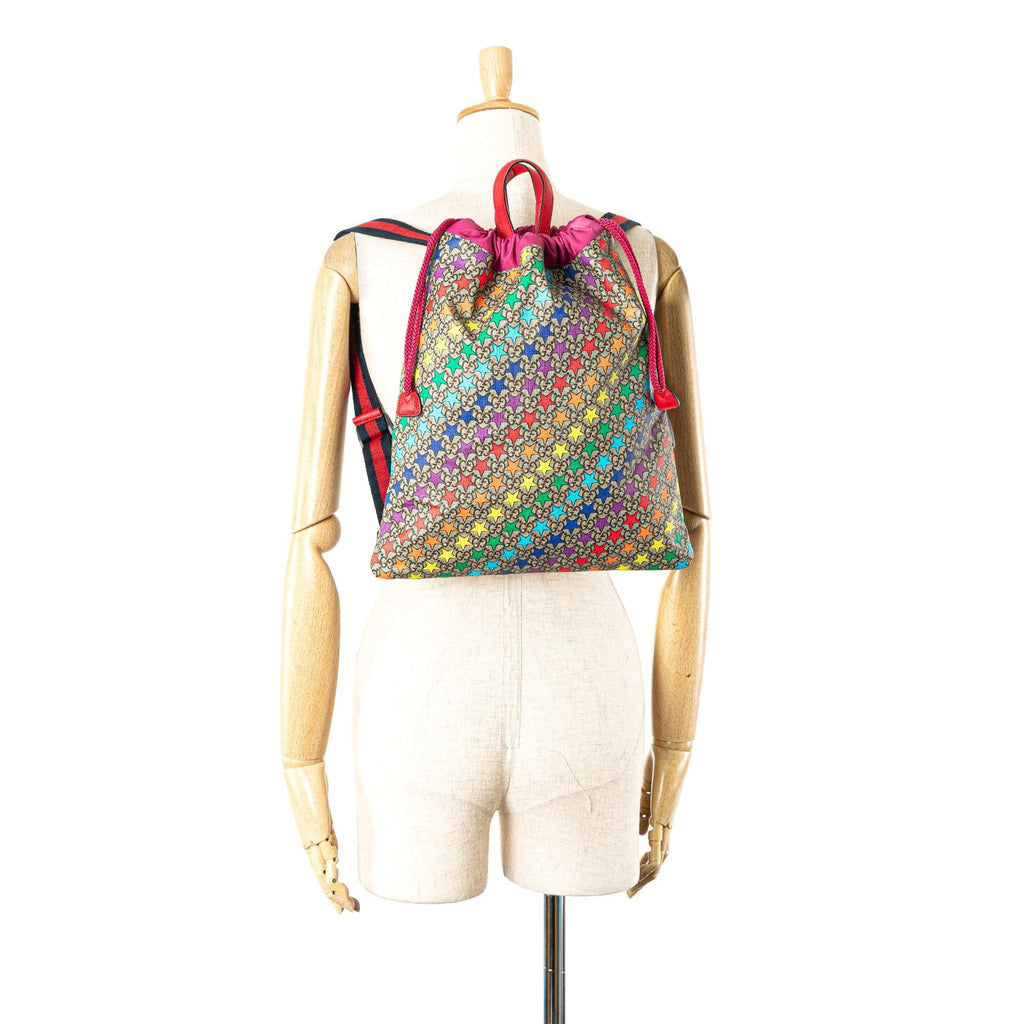 Gucci GG Supreme Web Star Print Children's Backpack