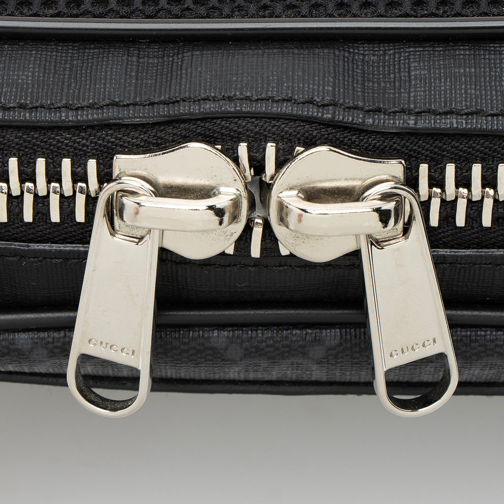 Gucci GG Supreme Web Zip Belt Bag