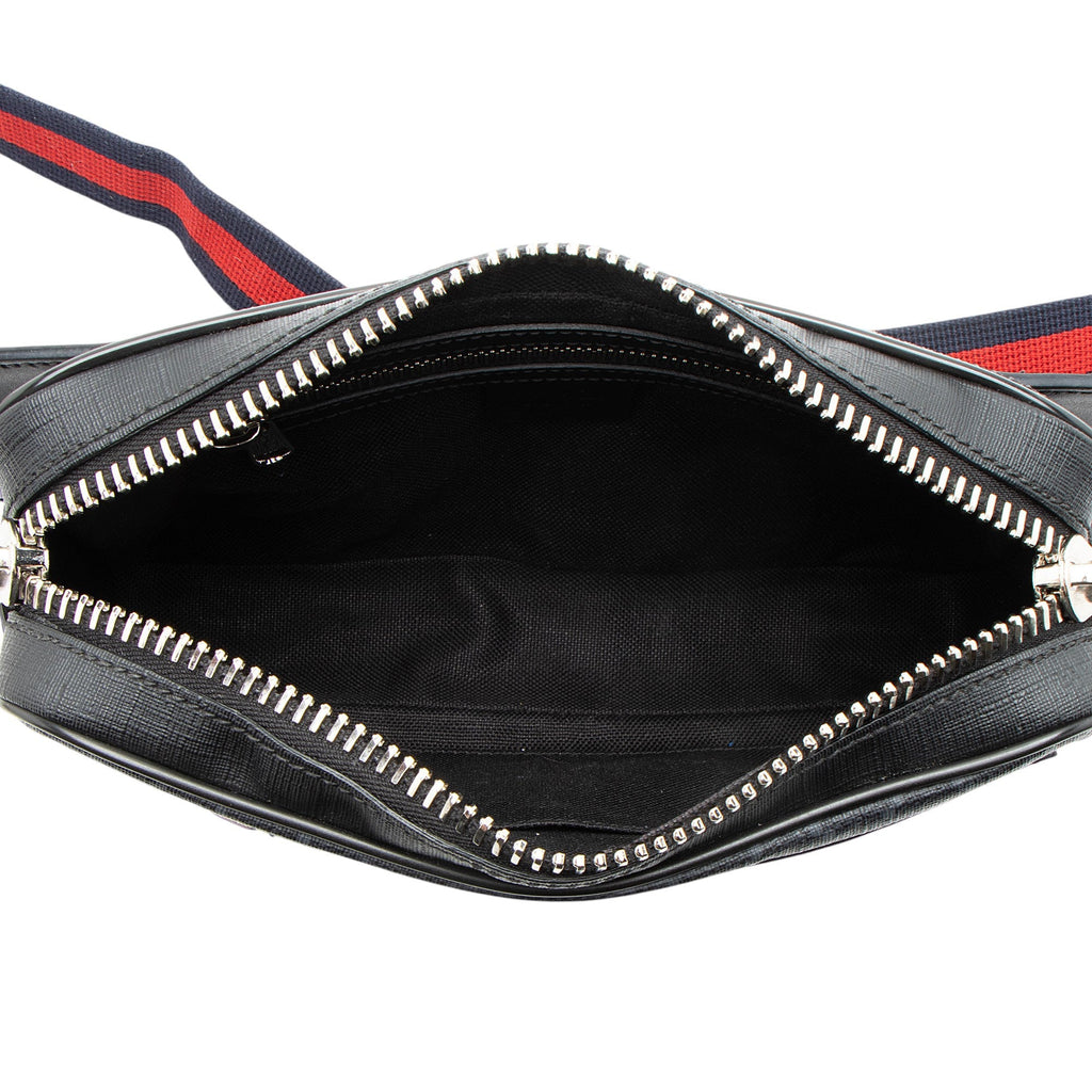 Gucci GG Supreme Web Zip Belt Bag