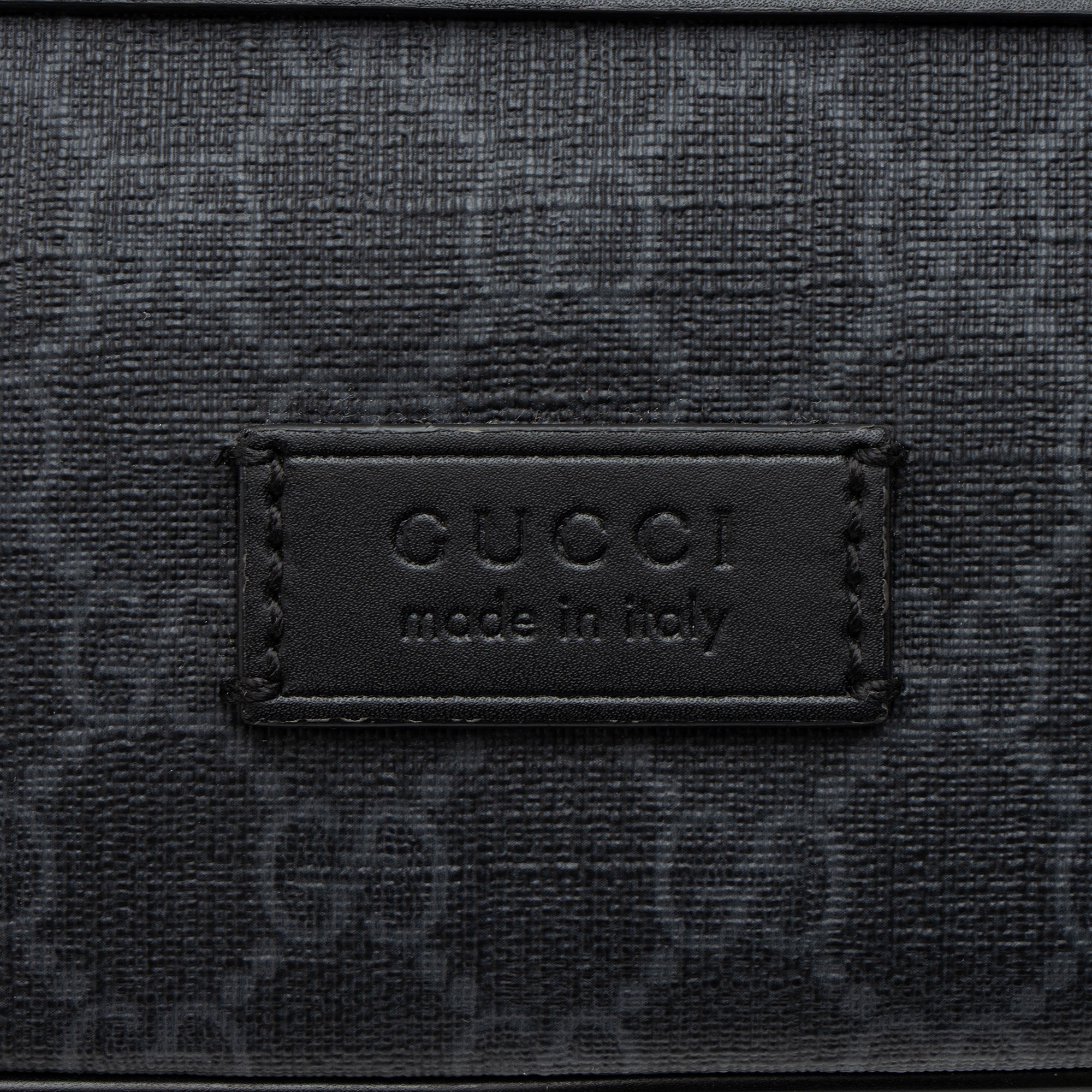 Gucci GG Supreme Web Zip Belt Bag