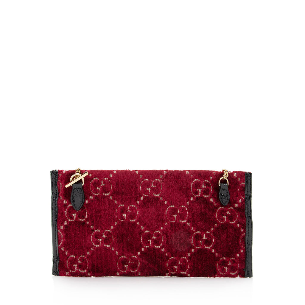 Gucci GG Velvet Pochette (SHF-22647)