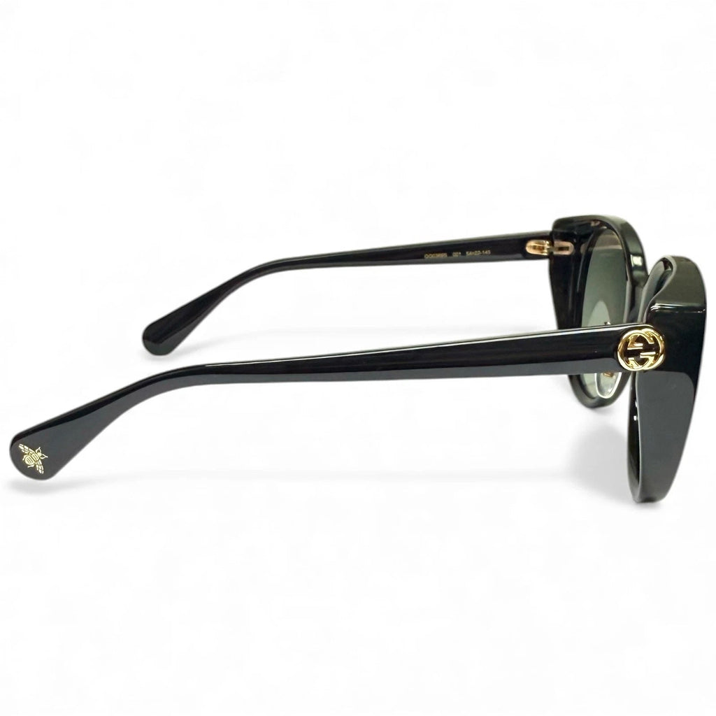 GUCCI GG0369S 001 CAT EYE BEE SUNGLASSES