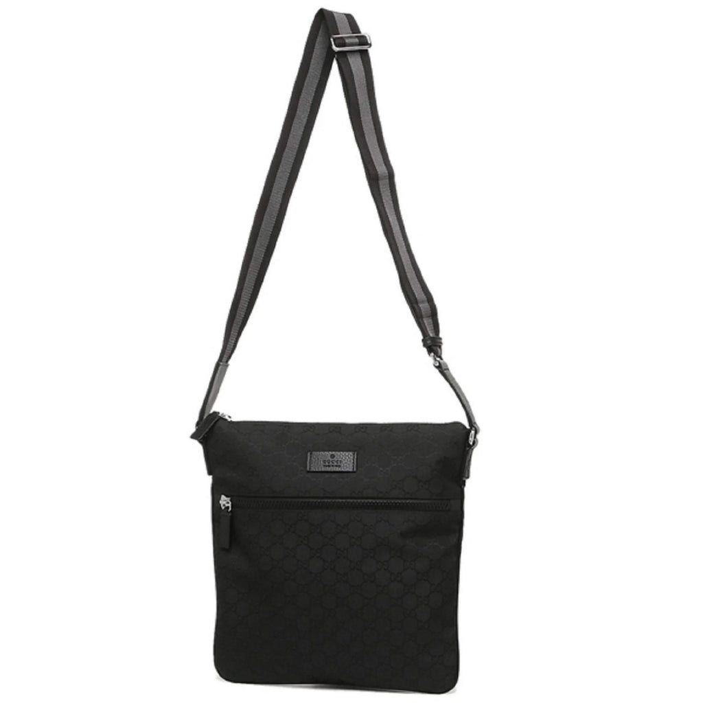 GUCCI VINTAGE GG GUCCISSIMA CANVAS MESSENGER BAG