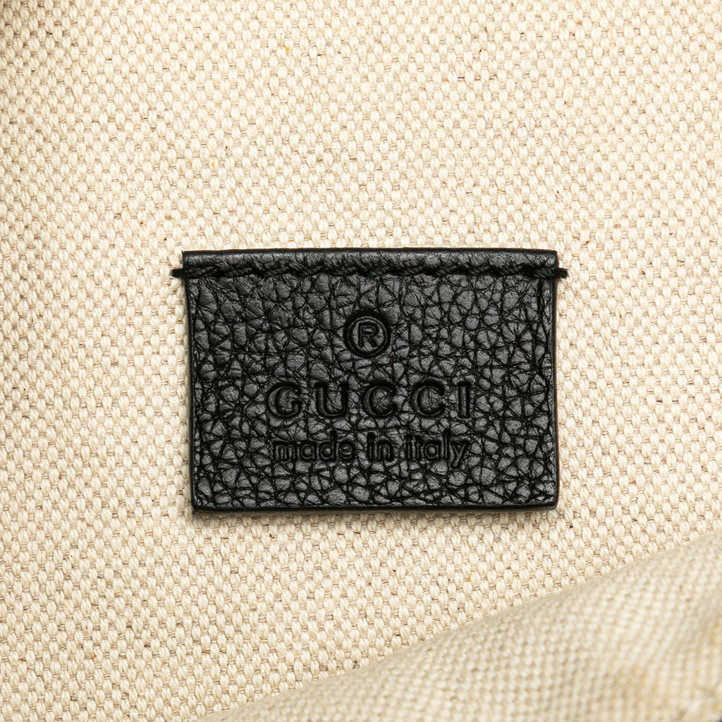 Gucci Grained Calfskin Logo Belt Bag