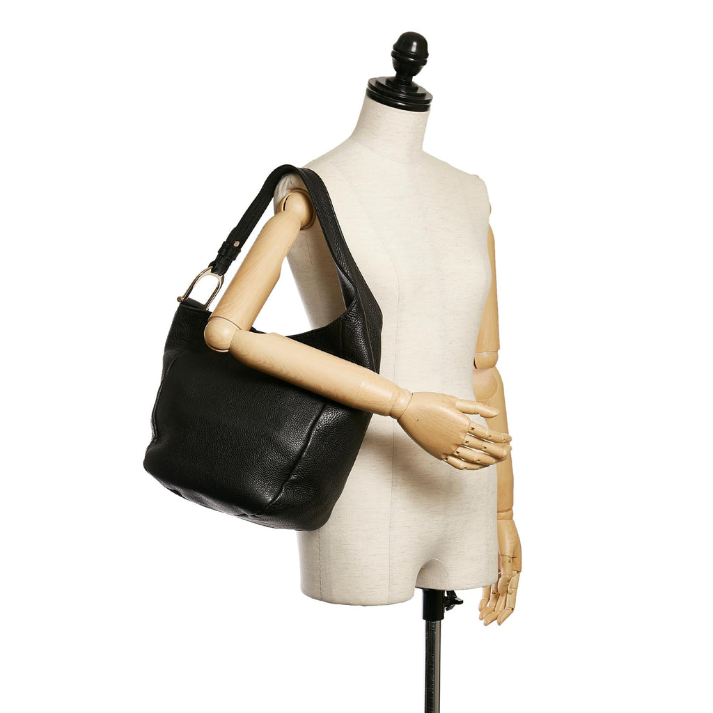 Gucci Greenwich Leather Shoulder Bag (SHG-31409)