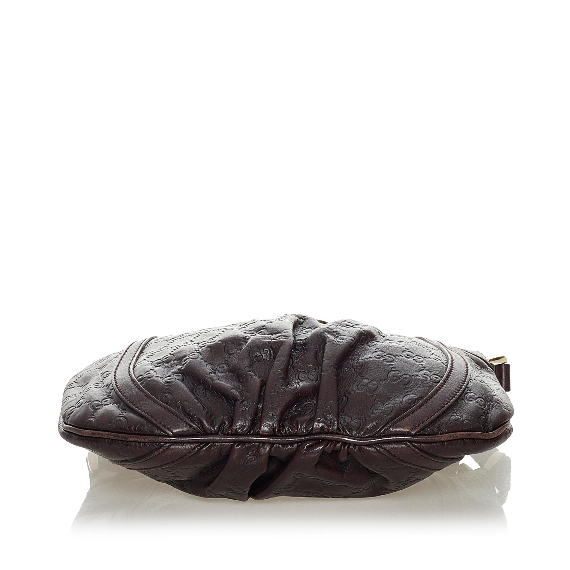 Gucci Guccissima Abbey D-Ring Crossbody Bag (SHG-28108)