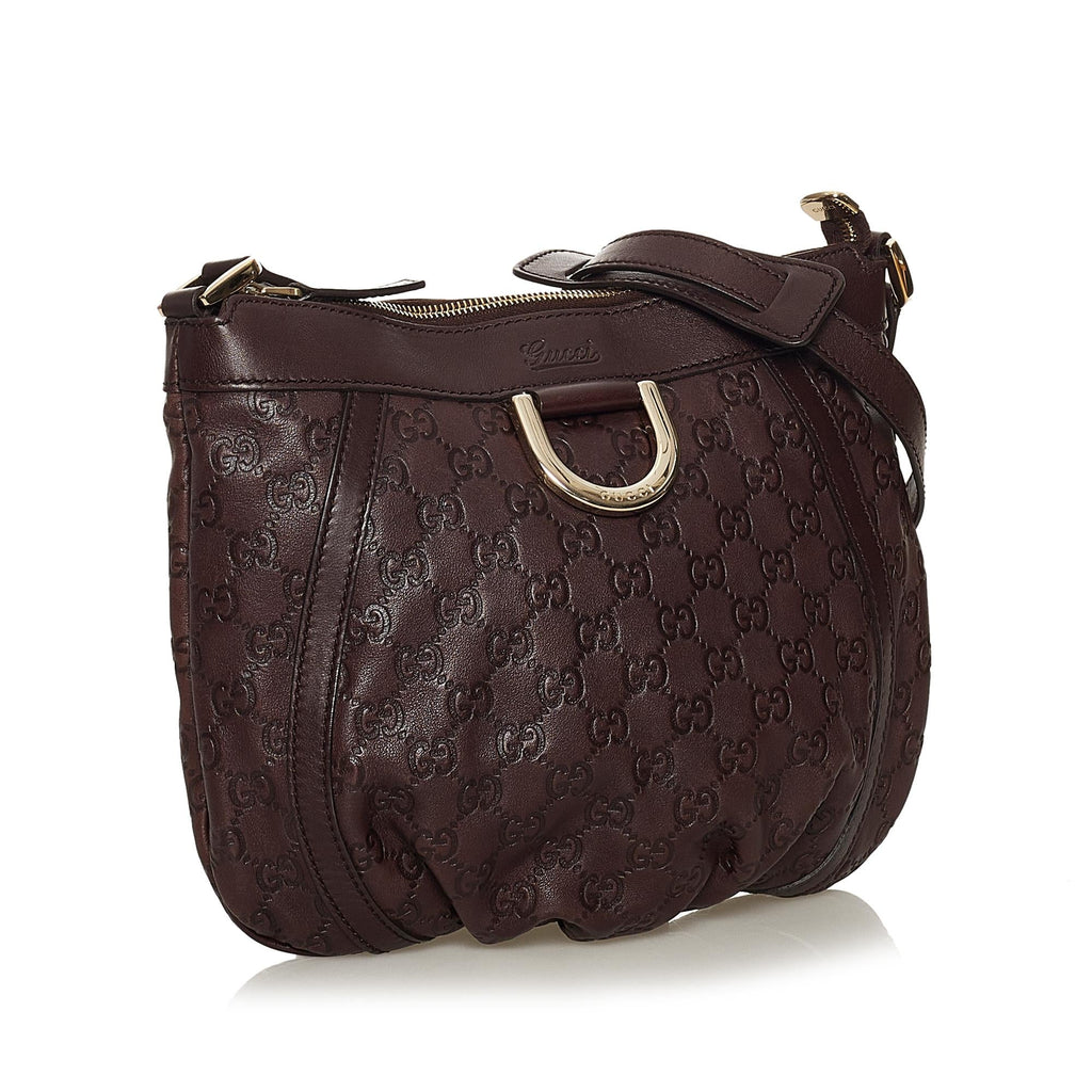 Gucci Guccissima Abbey D-Ring Crossbody Bag (SHG-29618)