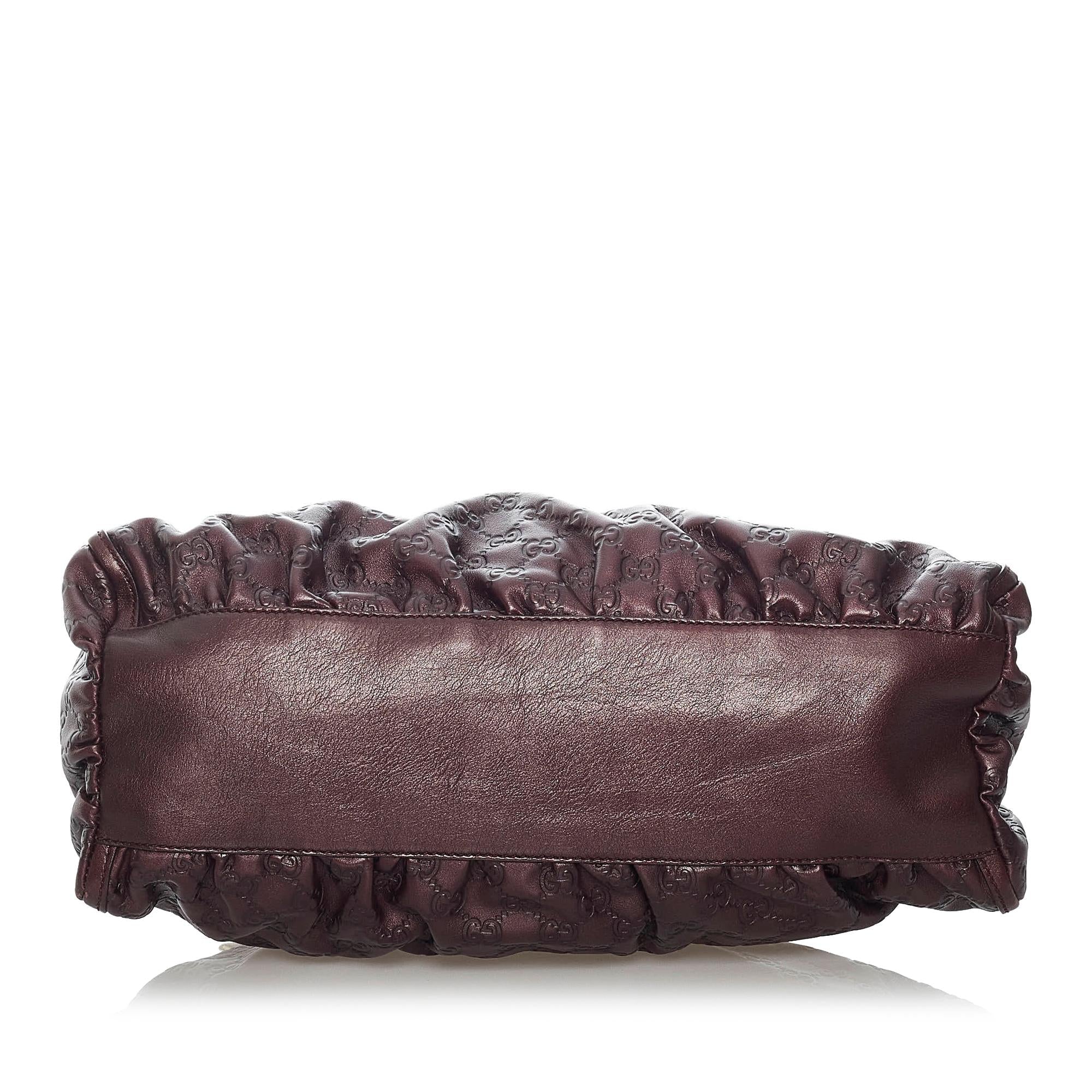 Gucci Guccissima Abbey D-Ring Shoulder Bag (SHG-29816)