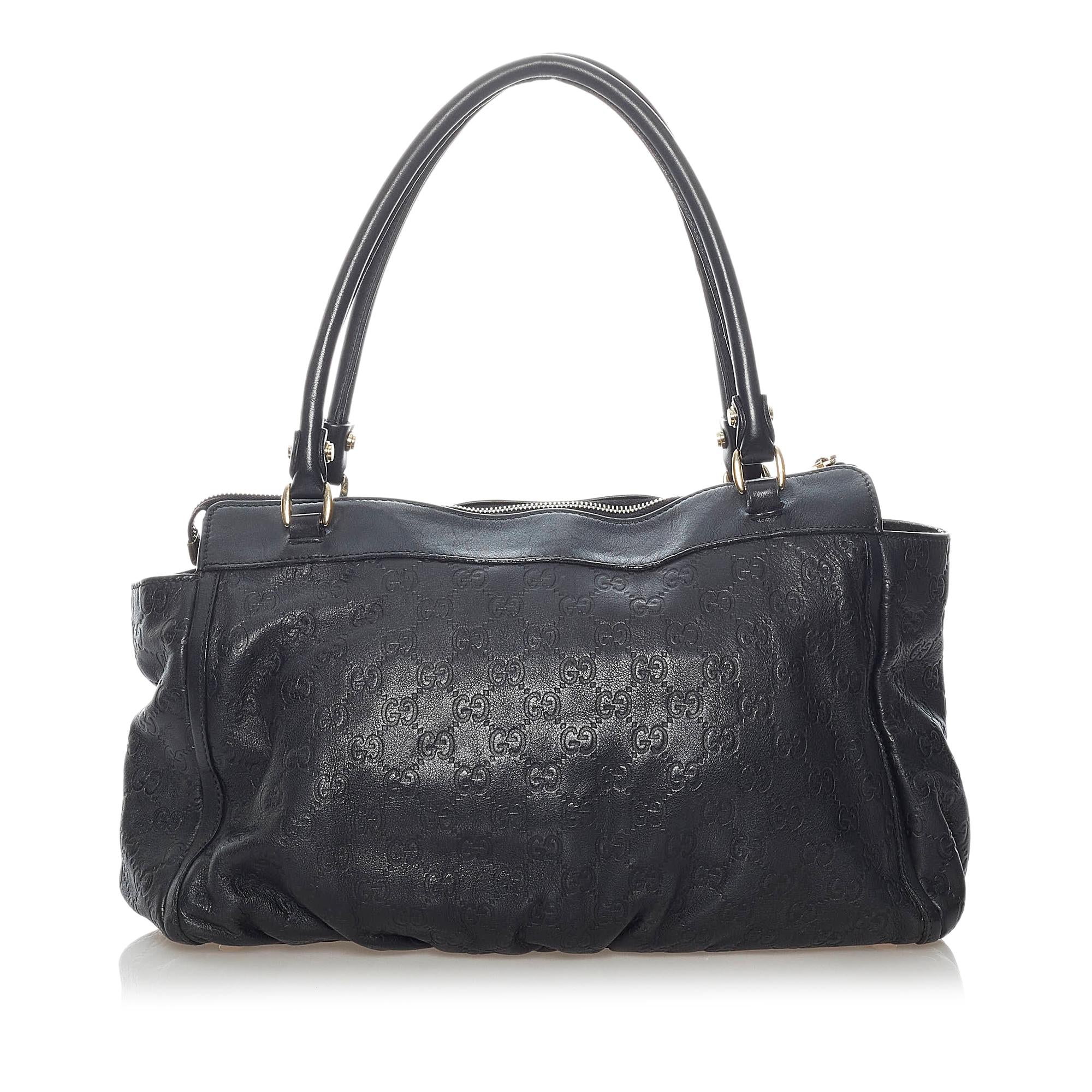 Gucci Guccissima Abbey D-Ring Shoulder Bag (SHG-30662)