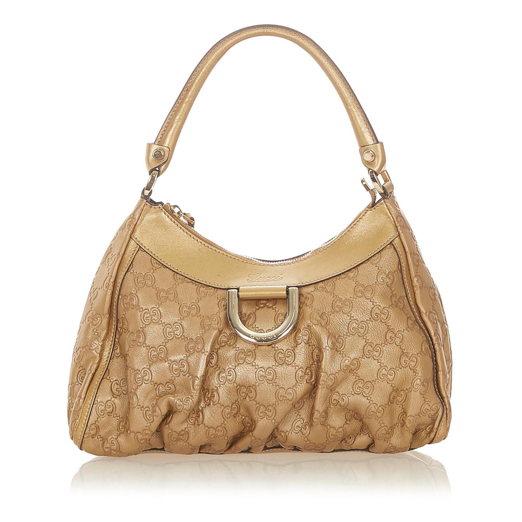 Gucci Guccissima Abbey D-Ring Shoulder Bag (SHG-31659)
