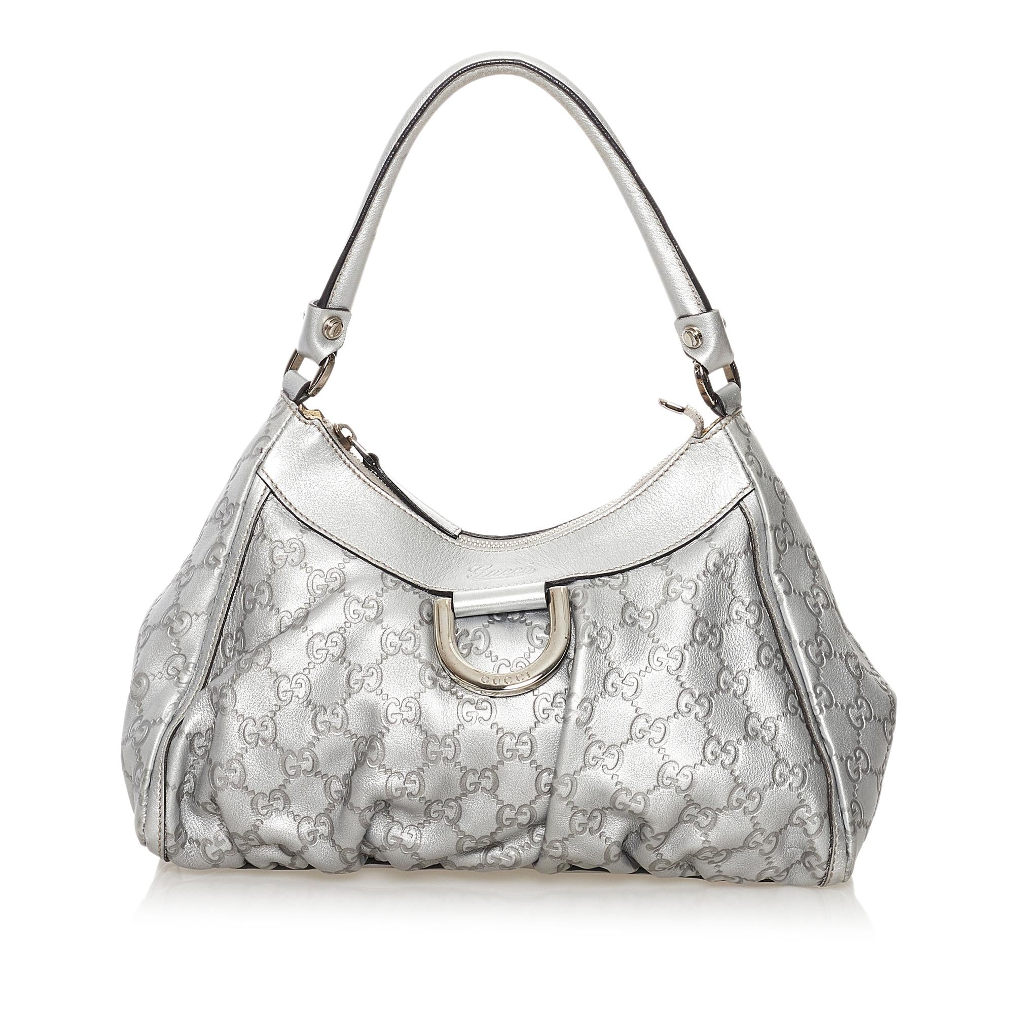 Gucci Guccissima Abbey D-Ring Shoulder Bag (SHG-32826)