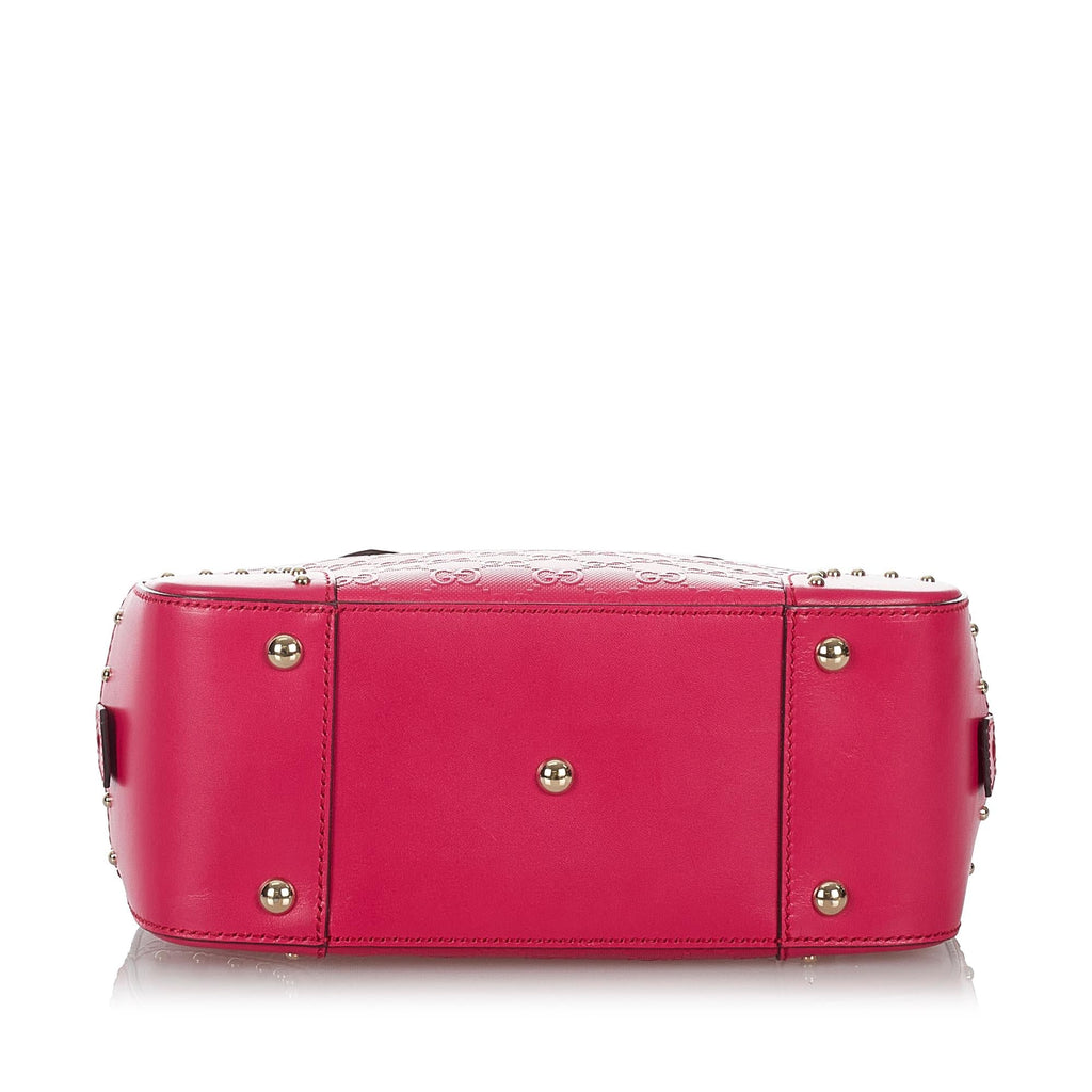 Gucci Guccissima Bright Leather Satchel (SHG-26722)