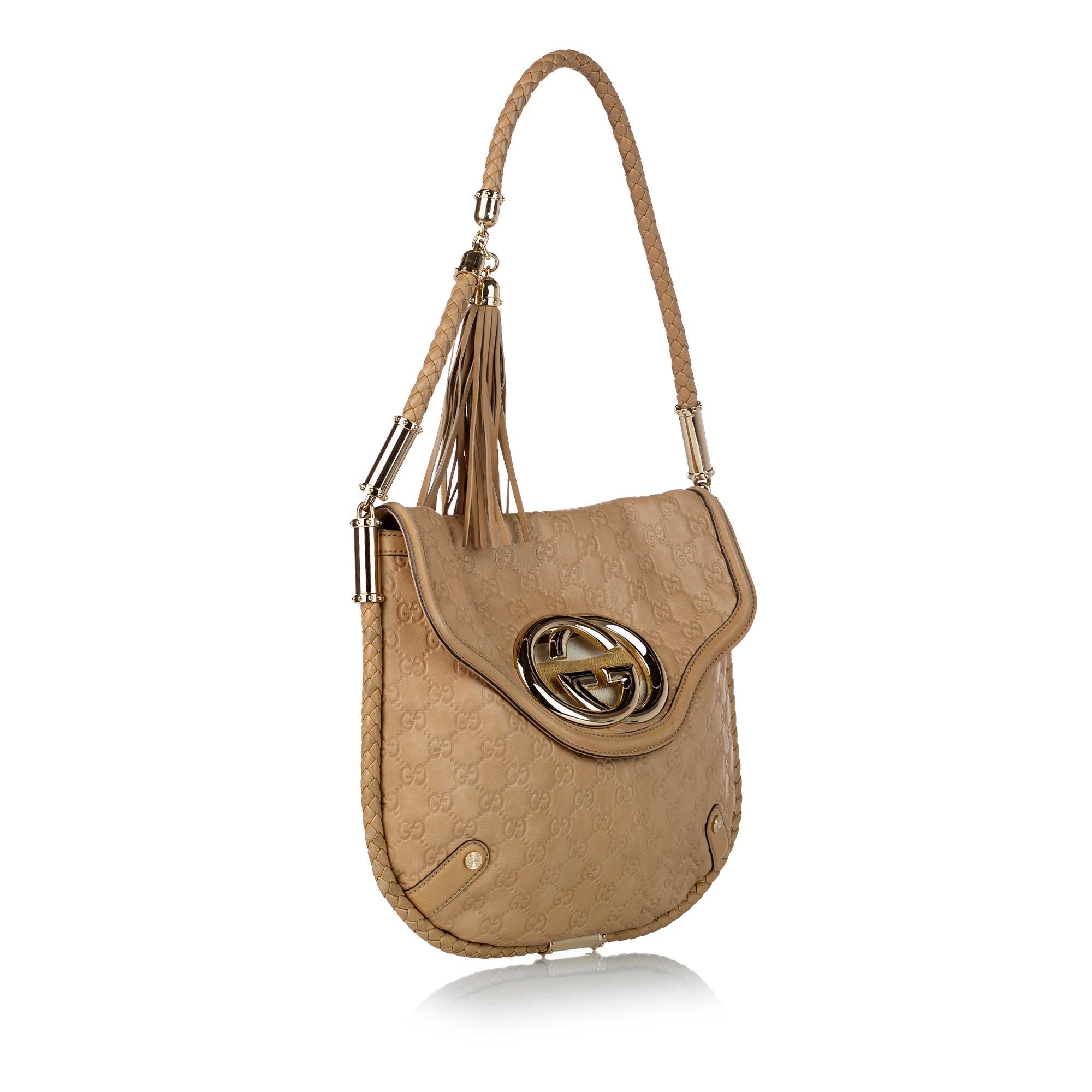 Gucci Guccissima Britt Shoulder Bag (SHG-30682)