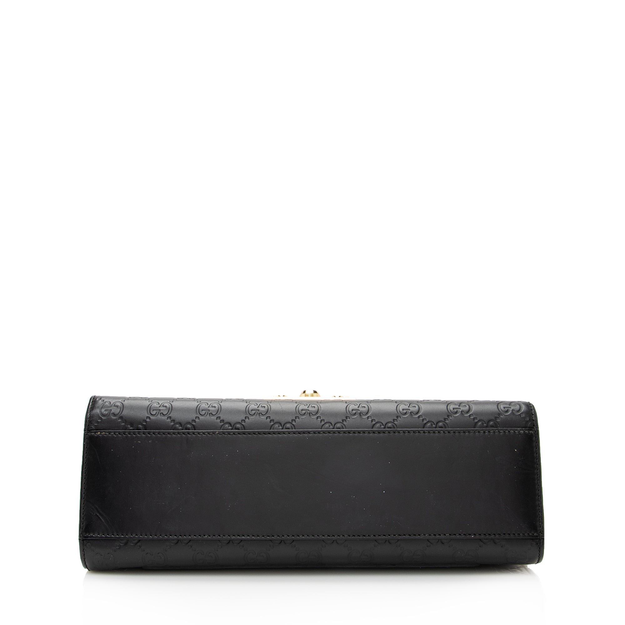 Gucci Guccissima Leather Padlock Medium Shoulder Bag (SHF-22514)