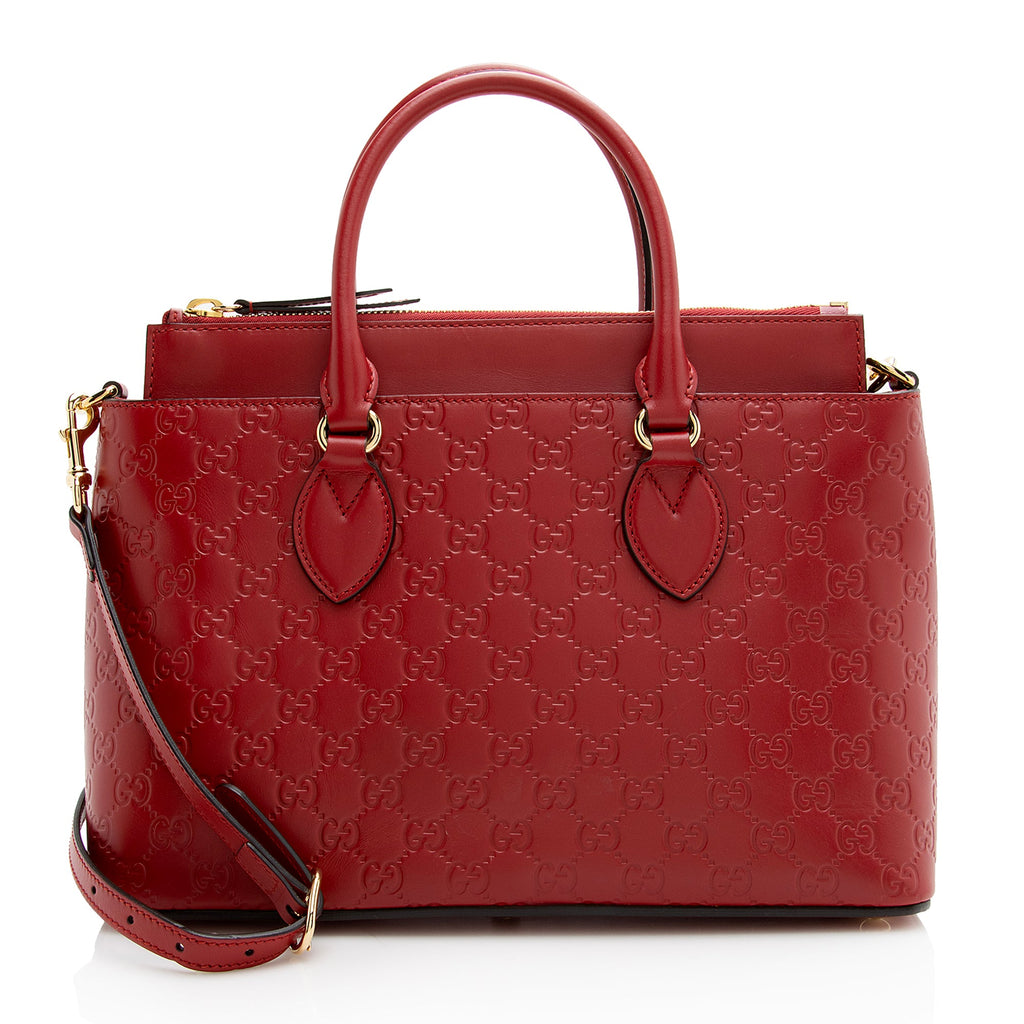 Gucci Guccissima Leather Small Tote (SHF-22853)