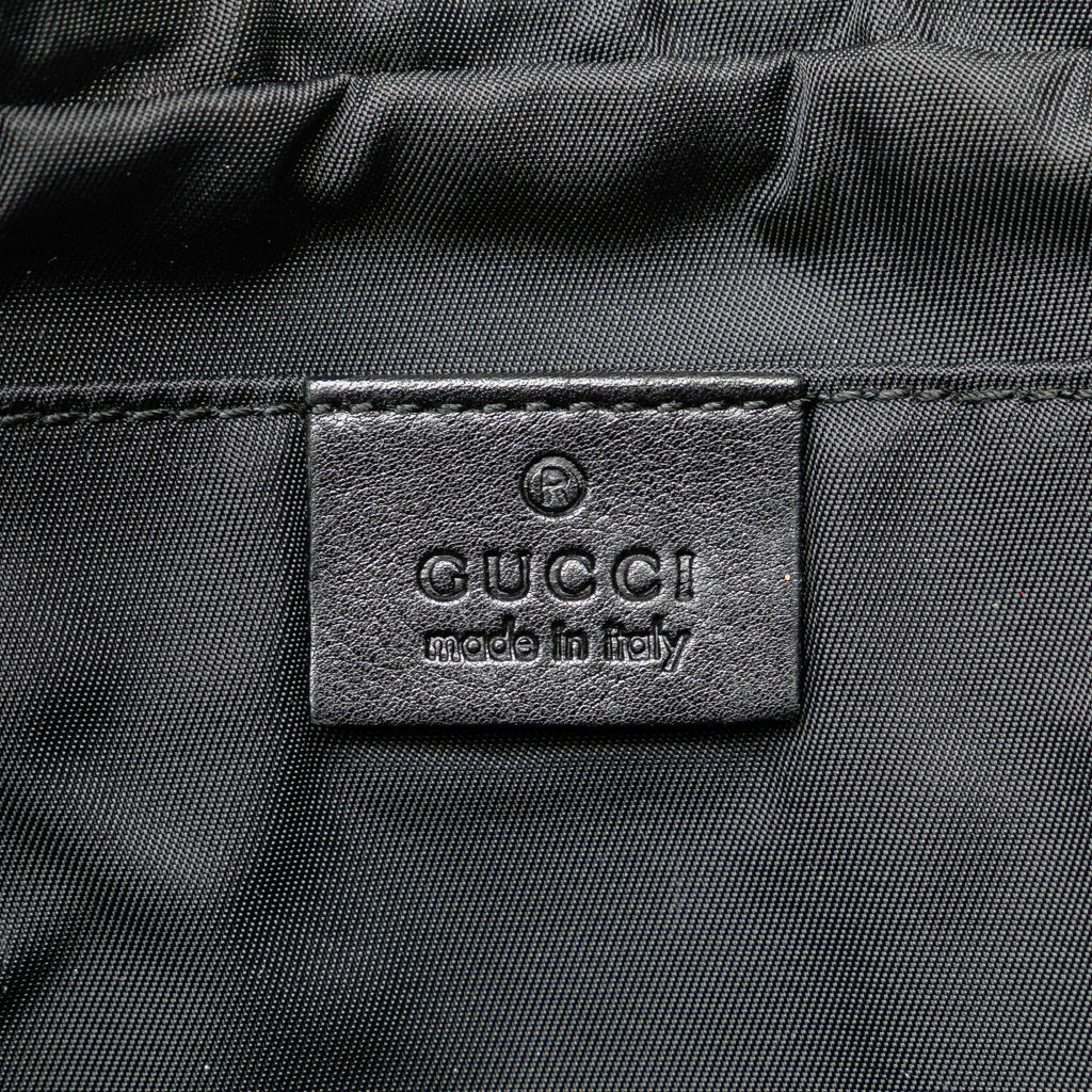 Gucci Guccissima Nylon Trim Belt Bag