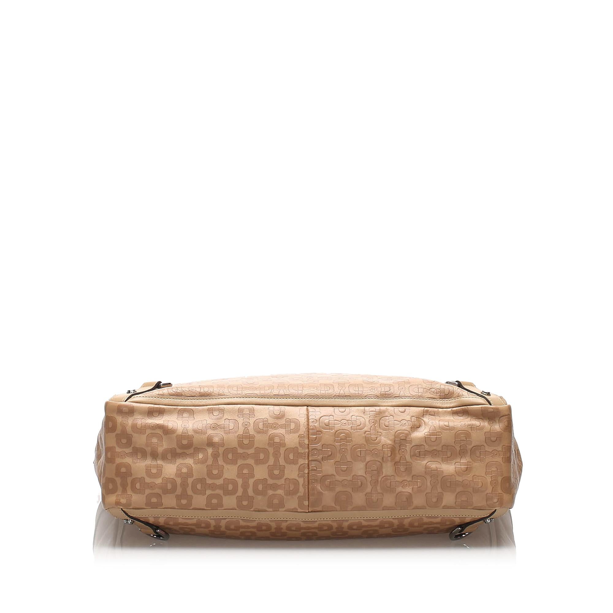 Gucci Horsebit Abbey D-Ring Leather Tote Bag (SHG-21857)