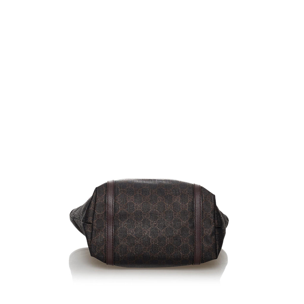 Gucci Horsebit Canvas Shoulder Bag (SHG-30005)