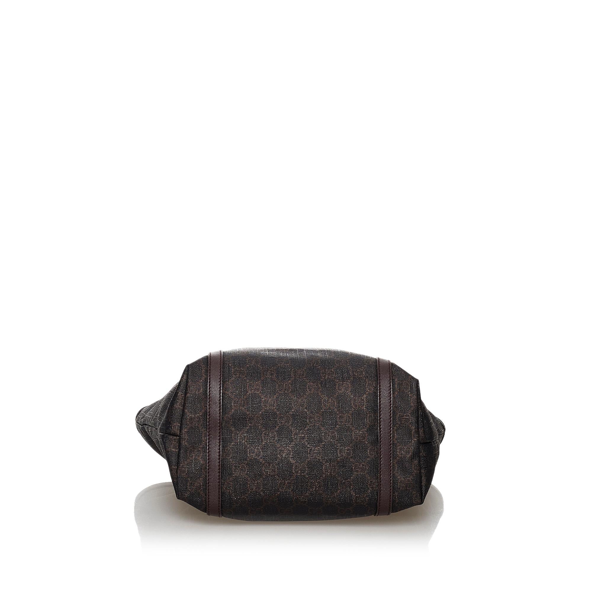 Gucci Horsebit Canvas Shoulder Bag (SHG-30005)