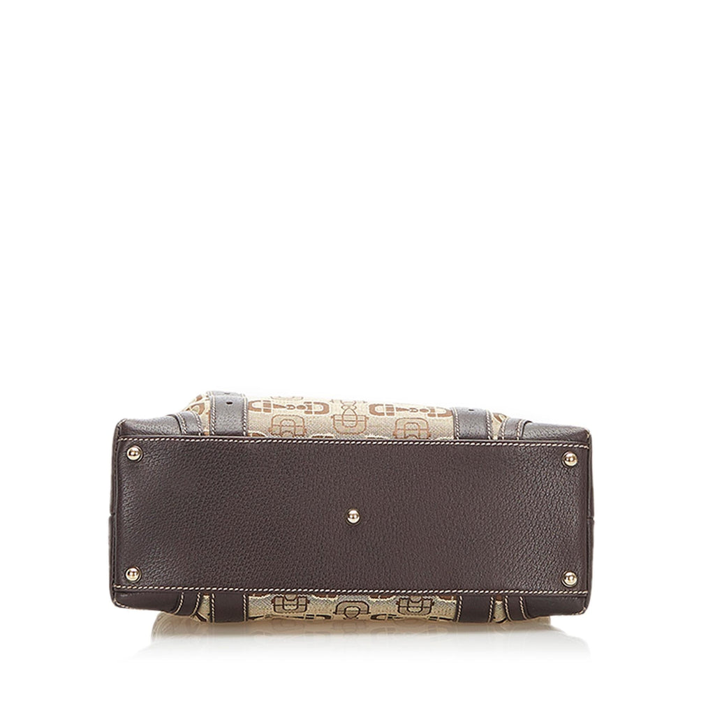 Gucci Horsebit Canvas Shoulder Bag (SHG-37760)