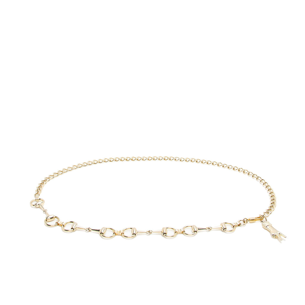 Gucci Horsebit Chain Belt - OS (SHF-i5cg1d)