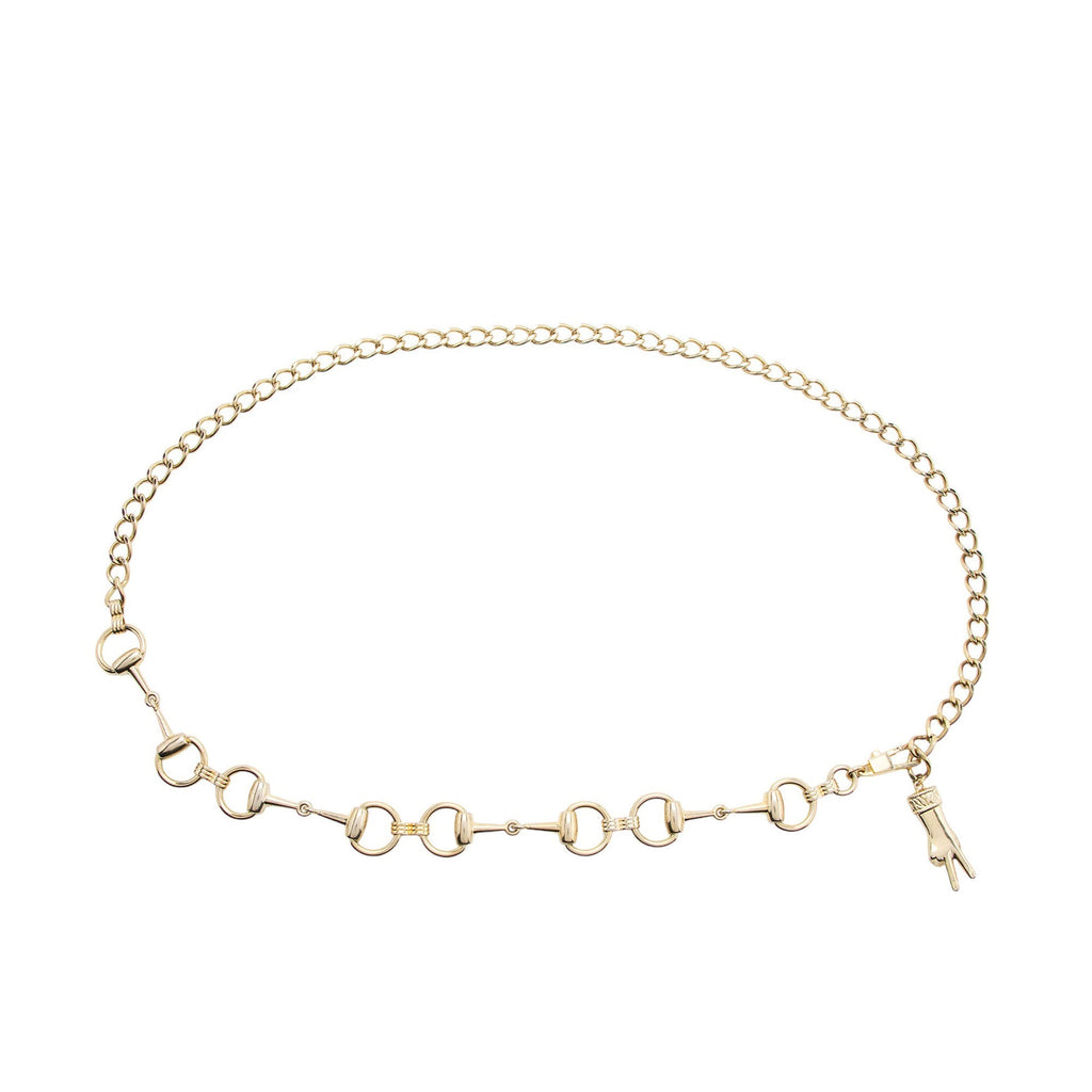 Gucci Horsebit Chain Belt - OS (SHF-i5cg1d)