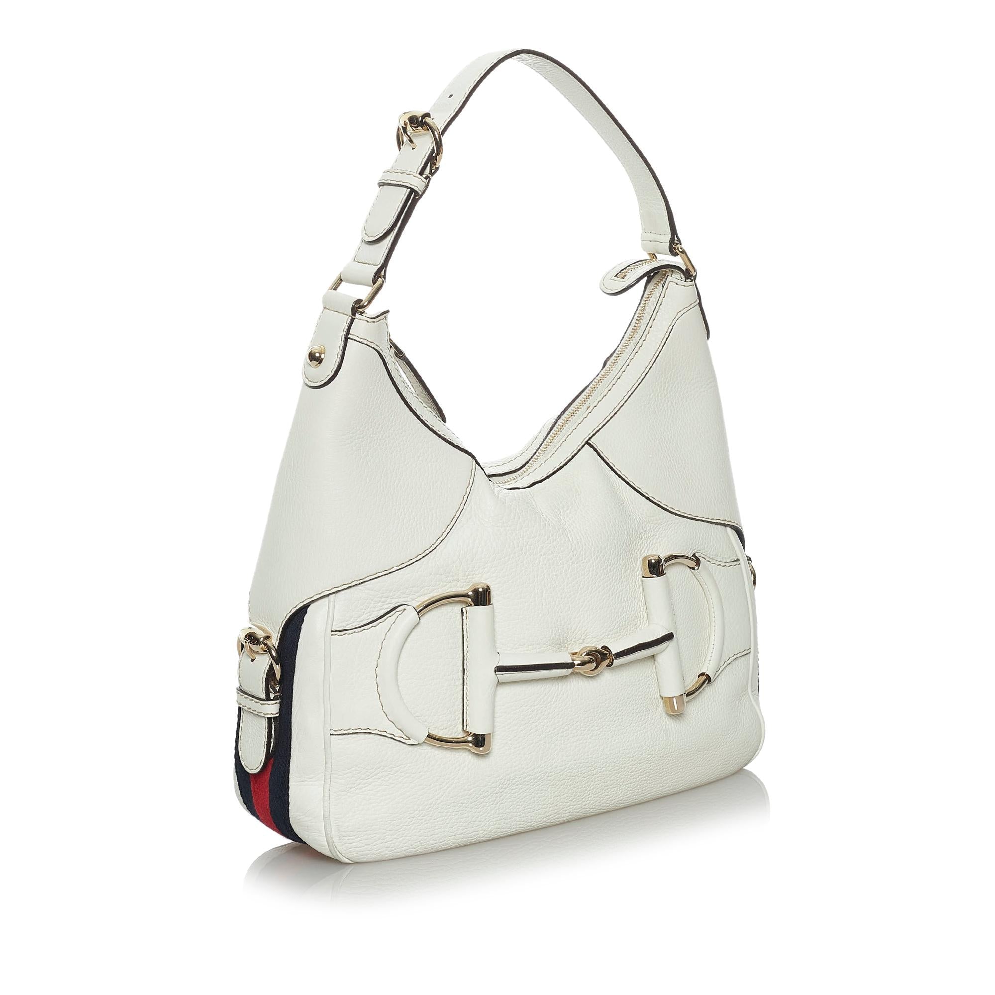 Gucci Horsebit Heritage Leather Shoulder Bag (SHG-33899)