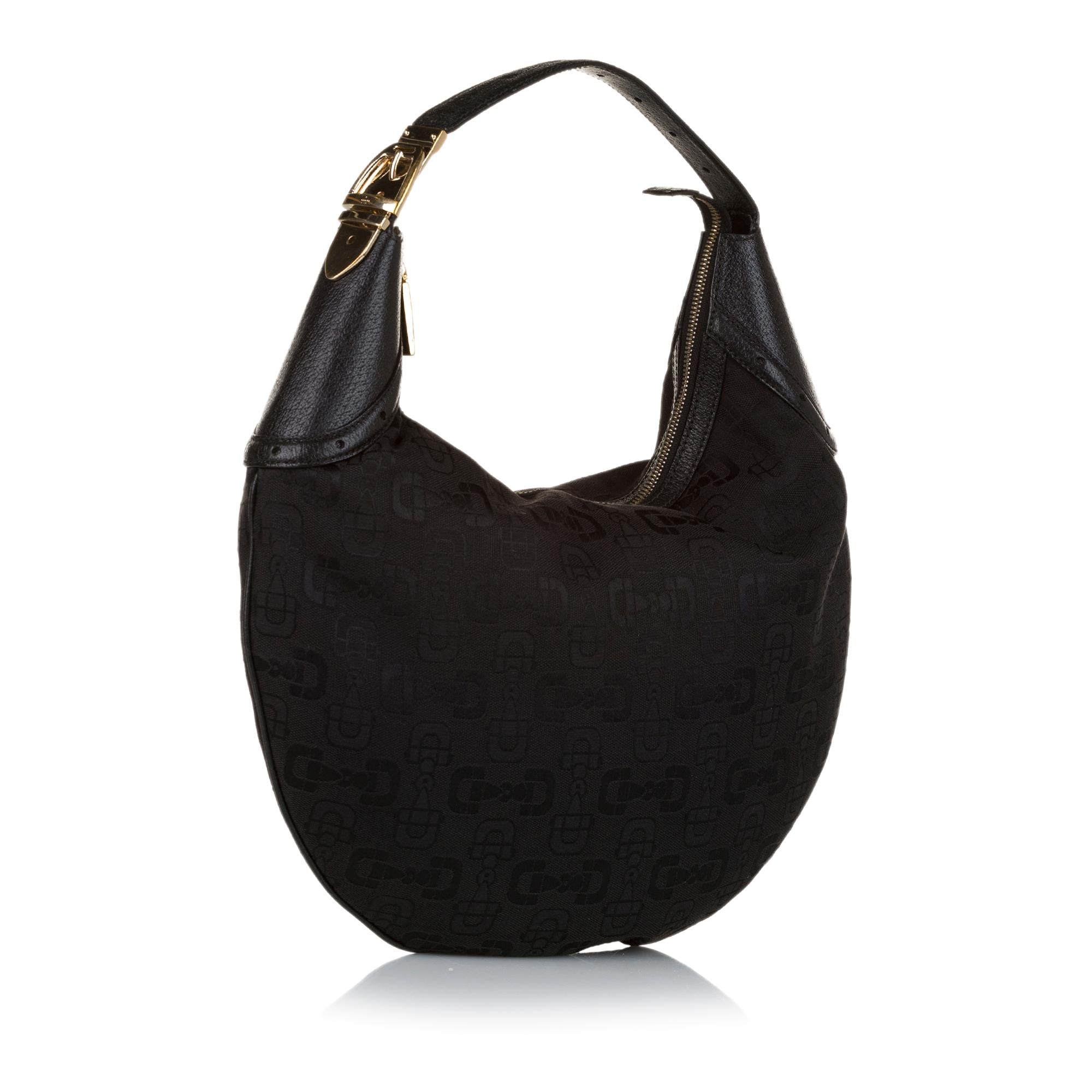 Gucci Horsebit Jacquard Glam Hobo (SHG-34855)