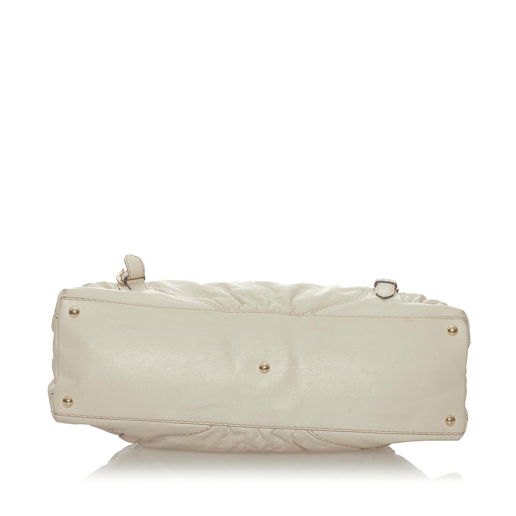 Gucci Horsebit Nail Leather Tote Bag (SHG-27180)